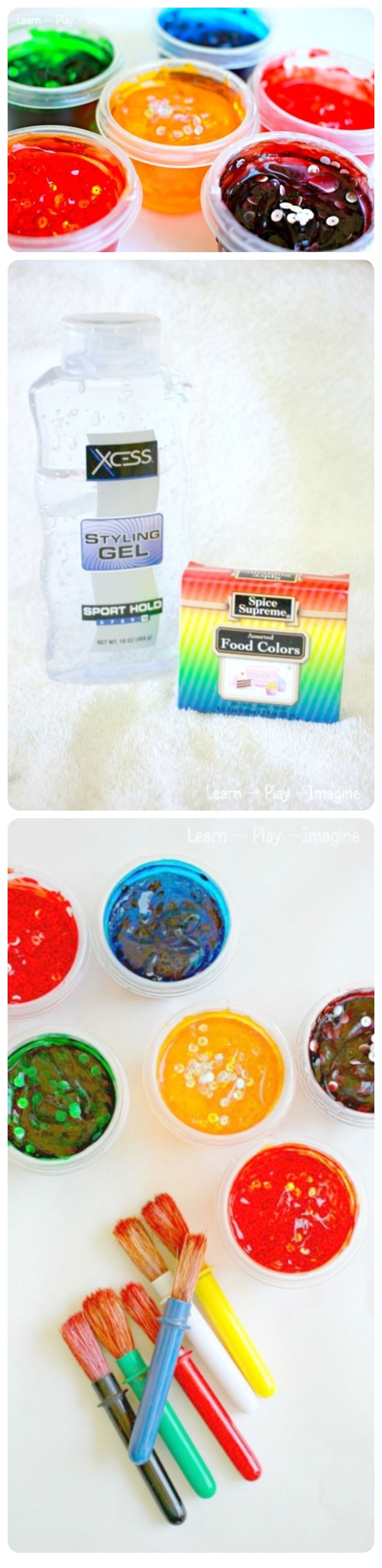 Homemade confetti paint Homemade confetti paint