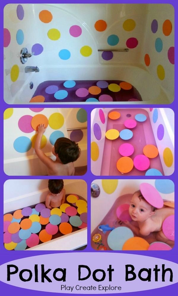 Polka dot bath Polka dot bath