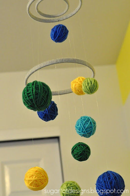DIY Yarn Mobile Tutorial DIY Yarn Mobile Tutorial