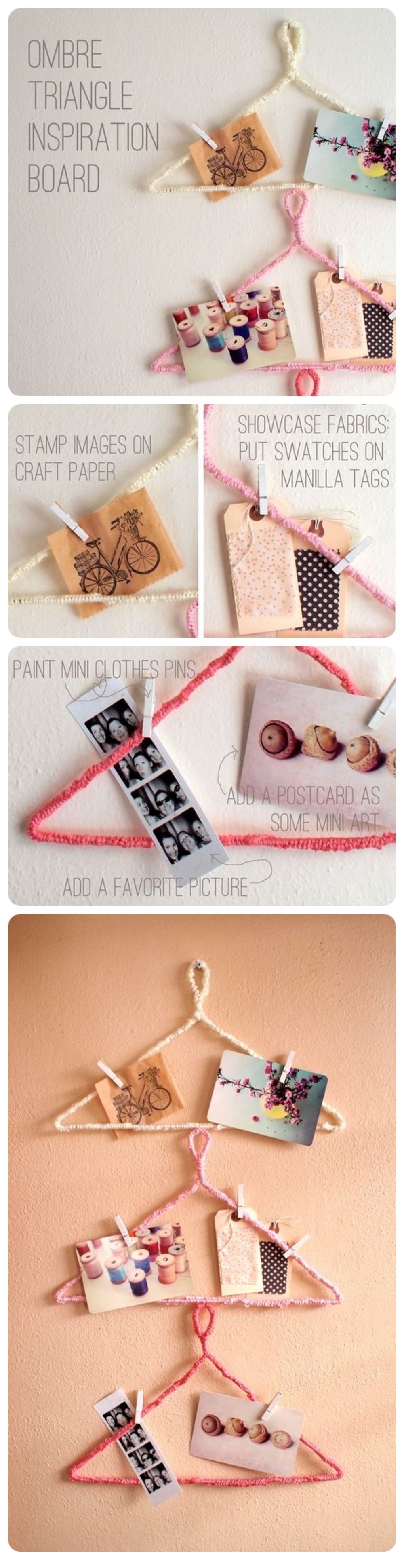 Ombre triangle inspiration board Ombre triangle inspiration board