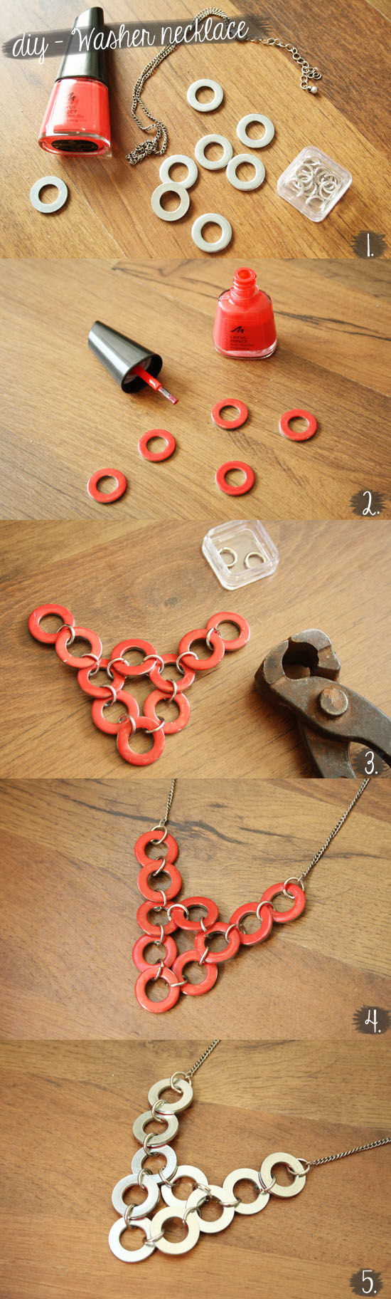 DIY Washer Necklace DIY Washer Necklace
