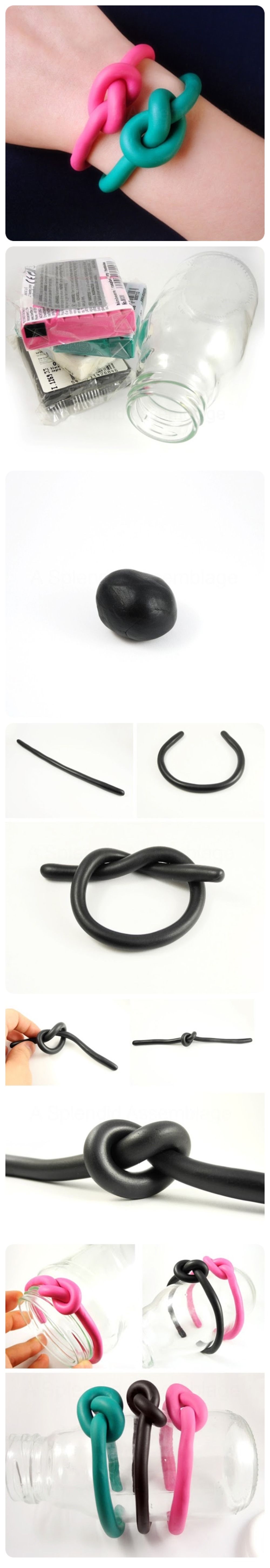 Celine inspired knot bracelet