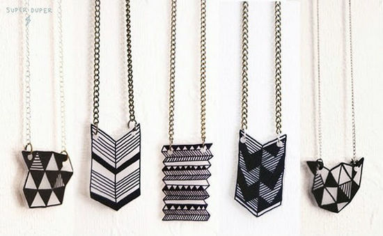 Shrinky Dink Necklaces Shrinky Dink Necklaces