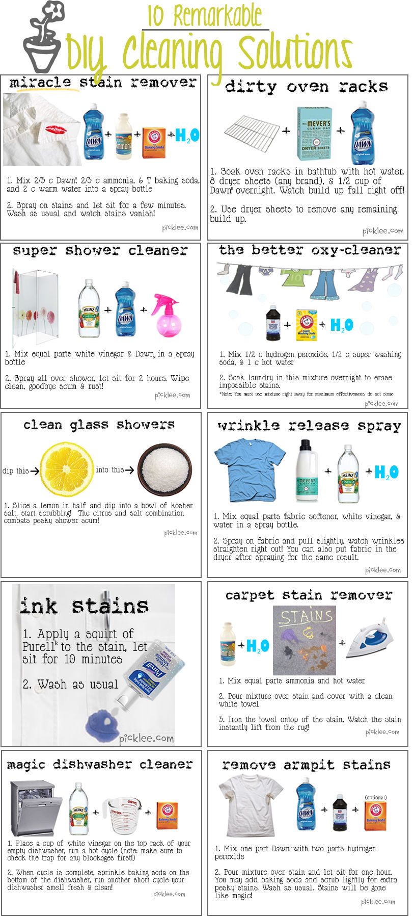10 DIY Cleaning Solutions