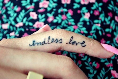 Endless love tattoo