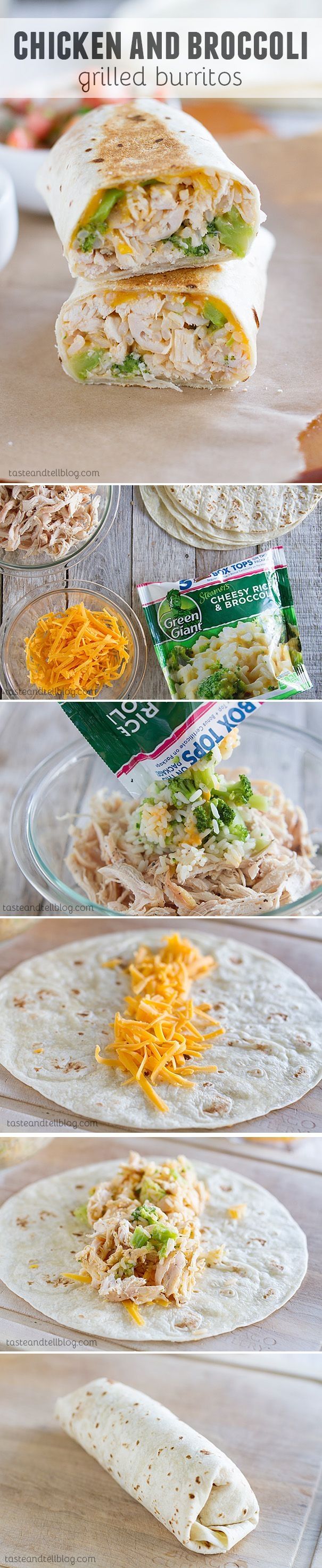 Chicken and Broccoli Grilled Burritos Recipe Chicken and Broccoli Grilled Burritos Recipe