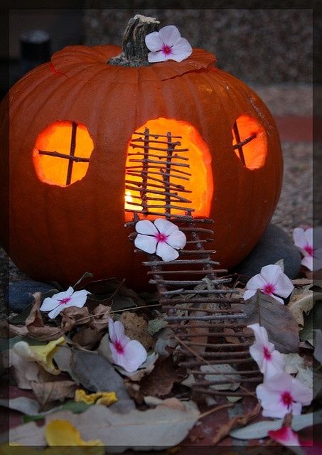 Fairy Pumpkin House Fairy Pumpkin House