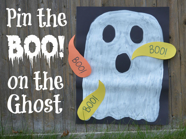 Pin the boo on the ghost Pin the boo on the ghost