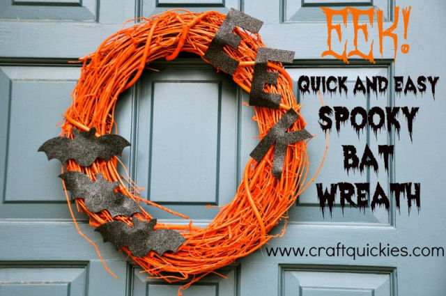 Spooky bat wreath Spooky bat wreath
