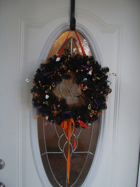 Homemade Halloween Wreath