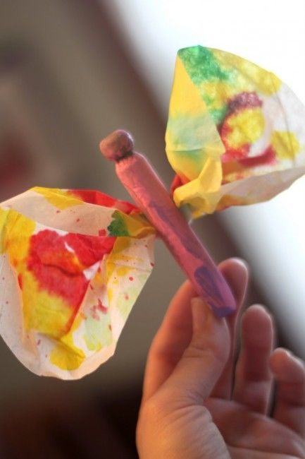 Coffee filter butterflies