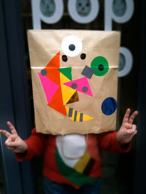 Brown paper bag masks
