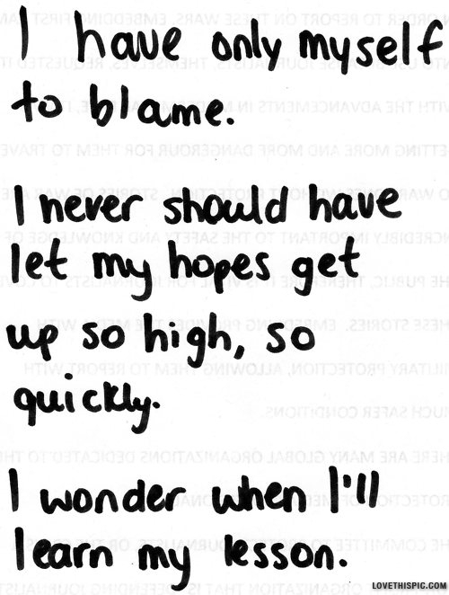 when will i learn when will i learn