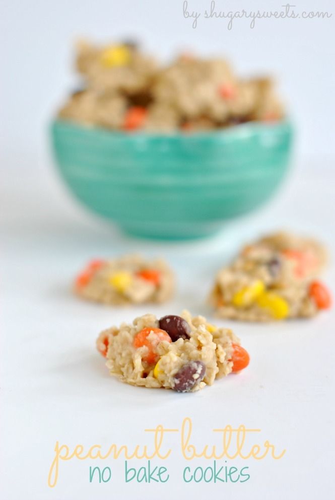 Peanut butter no bake cookies