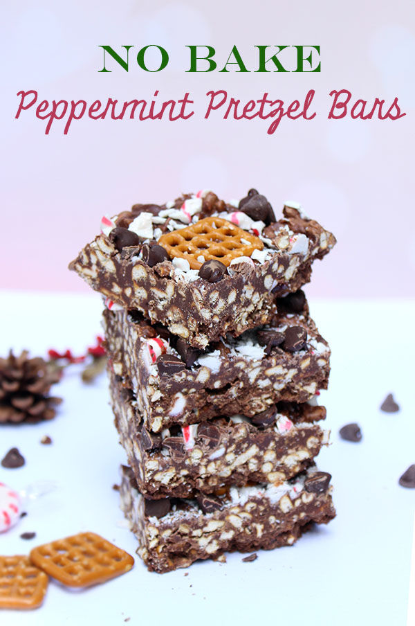 Peppermint pretzel bars Peppermint pretzel bars