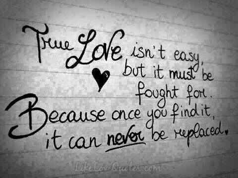 true Love Isnt easy