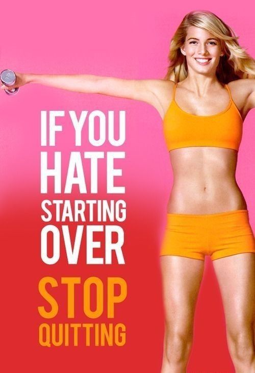 If you hate starting over, stop quitting If you hate starting over, stop quitting