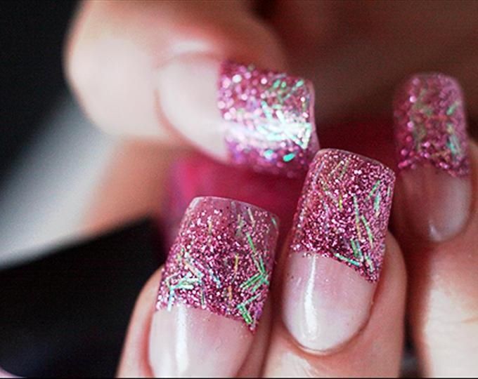 Glitter manicures