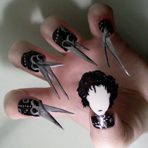 Edward scissorhand nails