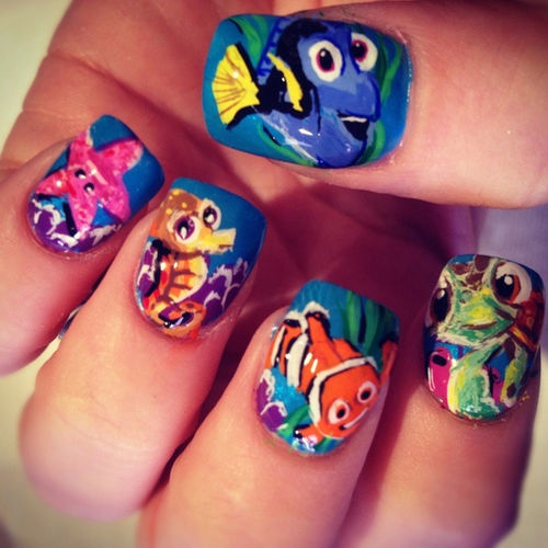 Finding nemo nails