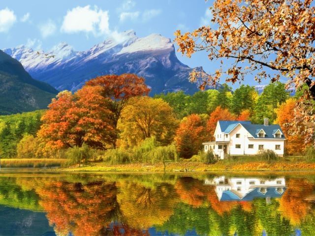 Home in the Middle of Fall Glory