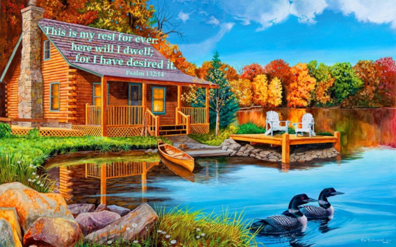 This is my rest forever; here I will dwell; for I have desired it