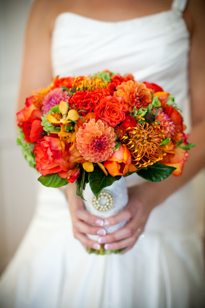 Brightly Colored Fall Bridal Bouquet Brightly Colored Fall Bridal Bouquet