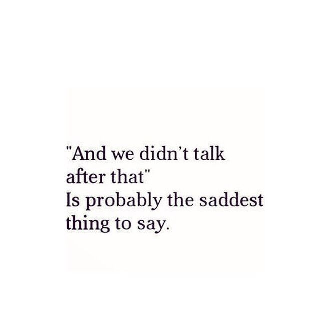 And We Didnt Talk After that And We Didnt Talk After that