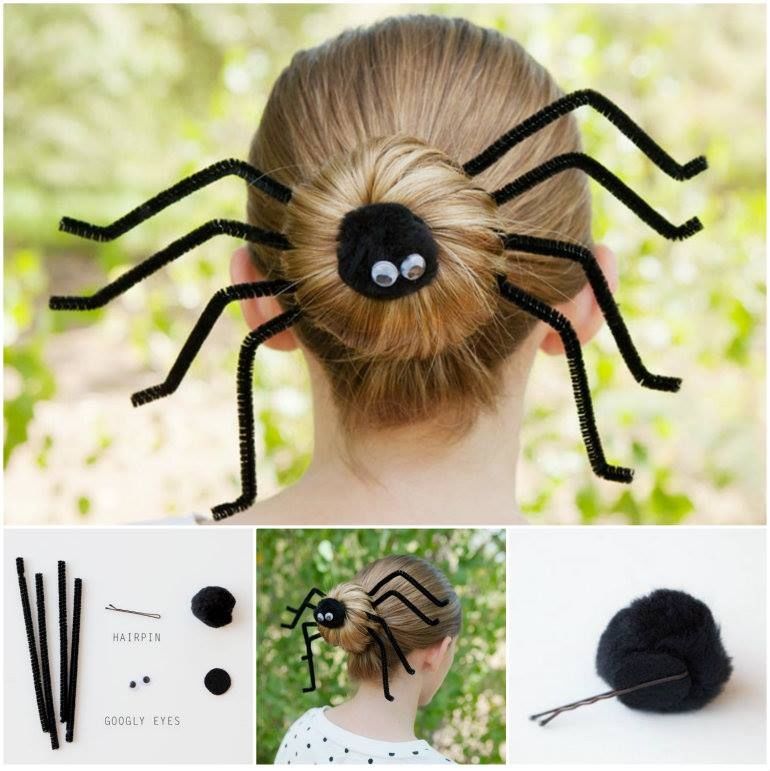 DIY Spider Hair