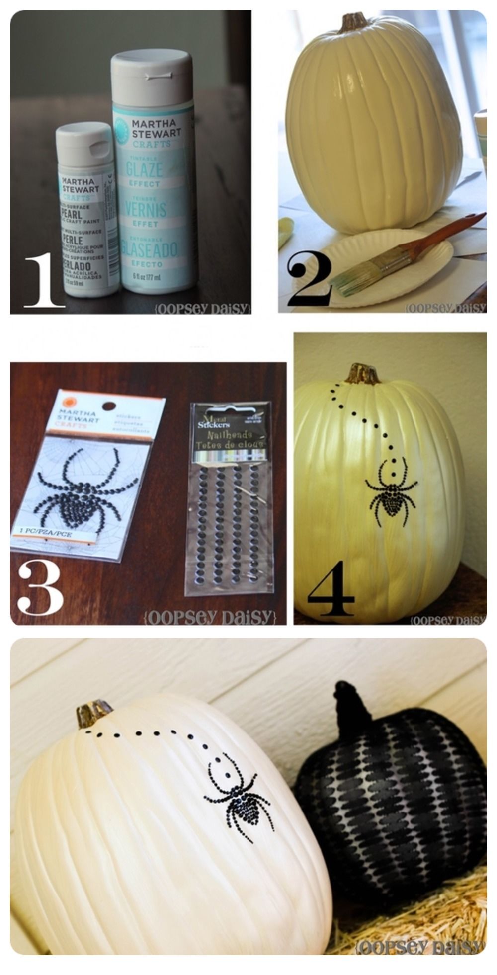 Gem Spider Pumpkins
