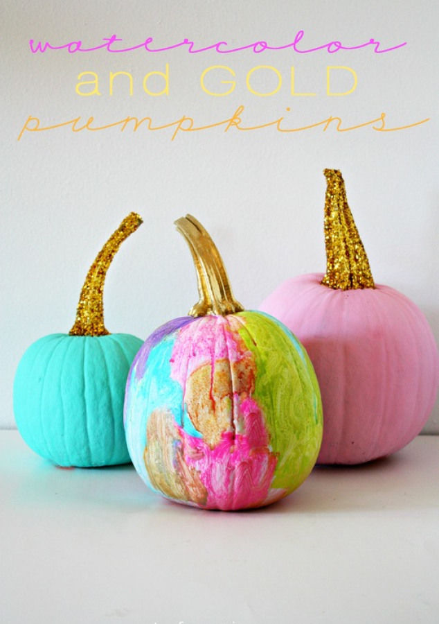 Watercolor Pumpkins Watercolor Pumpkins