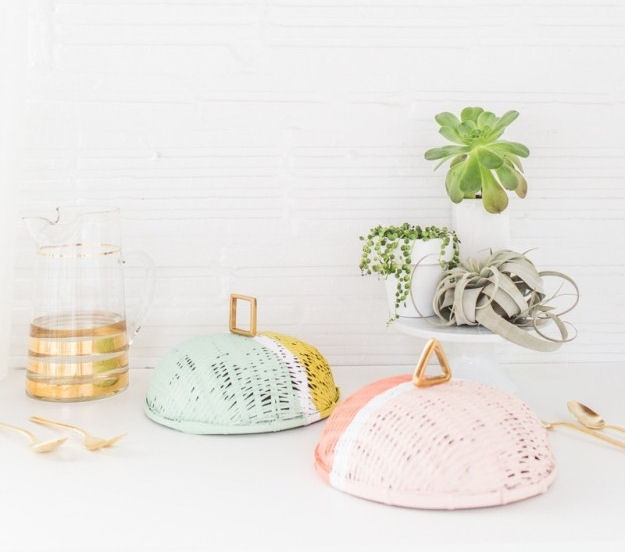DIY Colorblock Food Domes