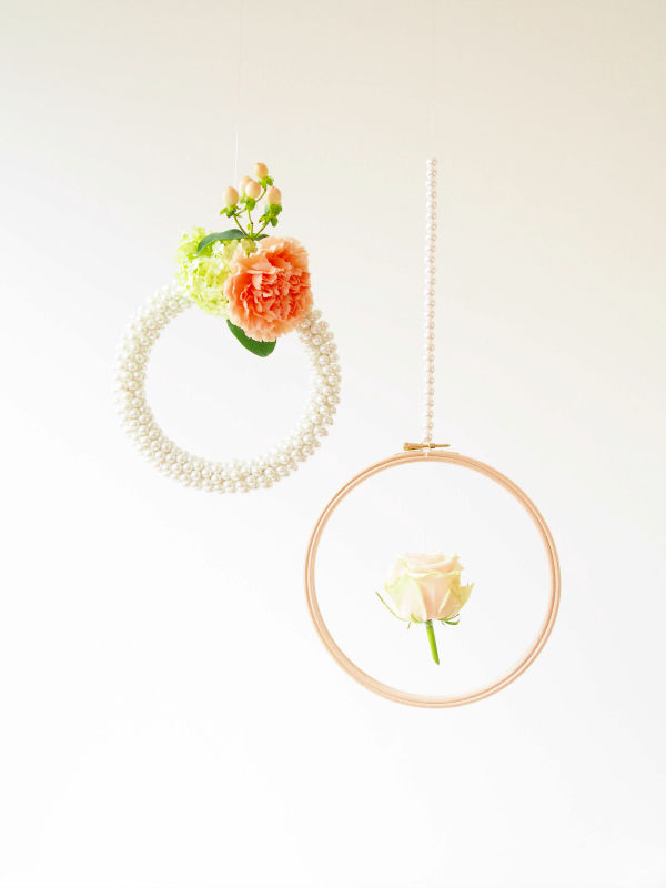 Flower Hoop Decorations