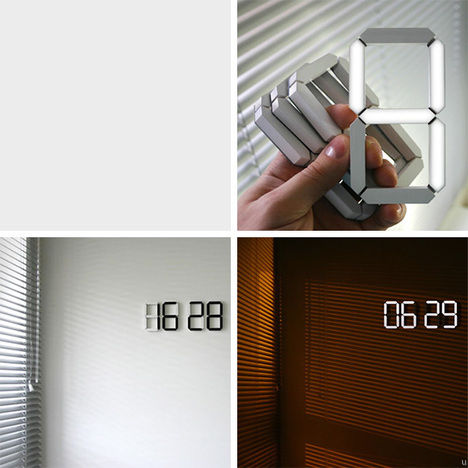 Black and white clock
