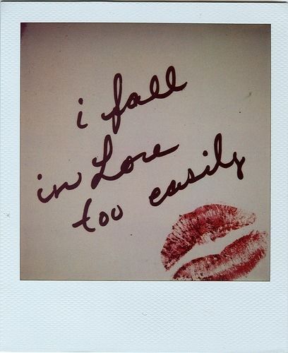 I fall in love too easily I fall in love too easily