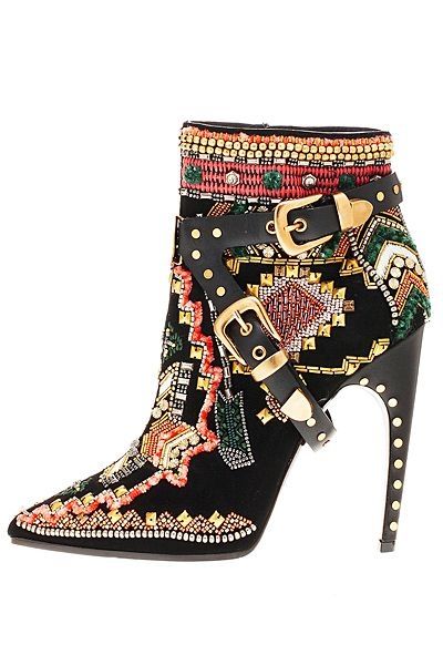 Emilio Pucci Beaded Ankle Boots