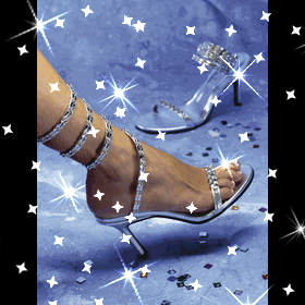 Silver Glitter High Heeled Sandals with Ankle Wrap