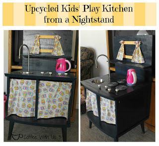 Kids kitchen from a nightstand