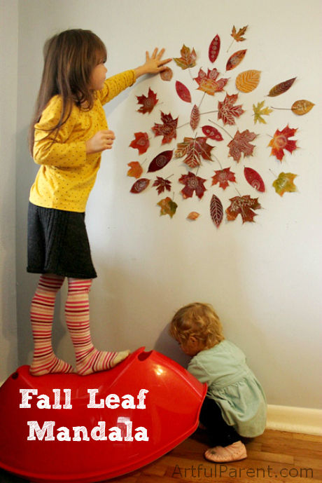 Fall leaf mandala Fall leaf mandala