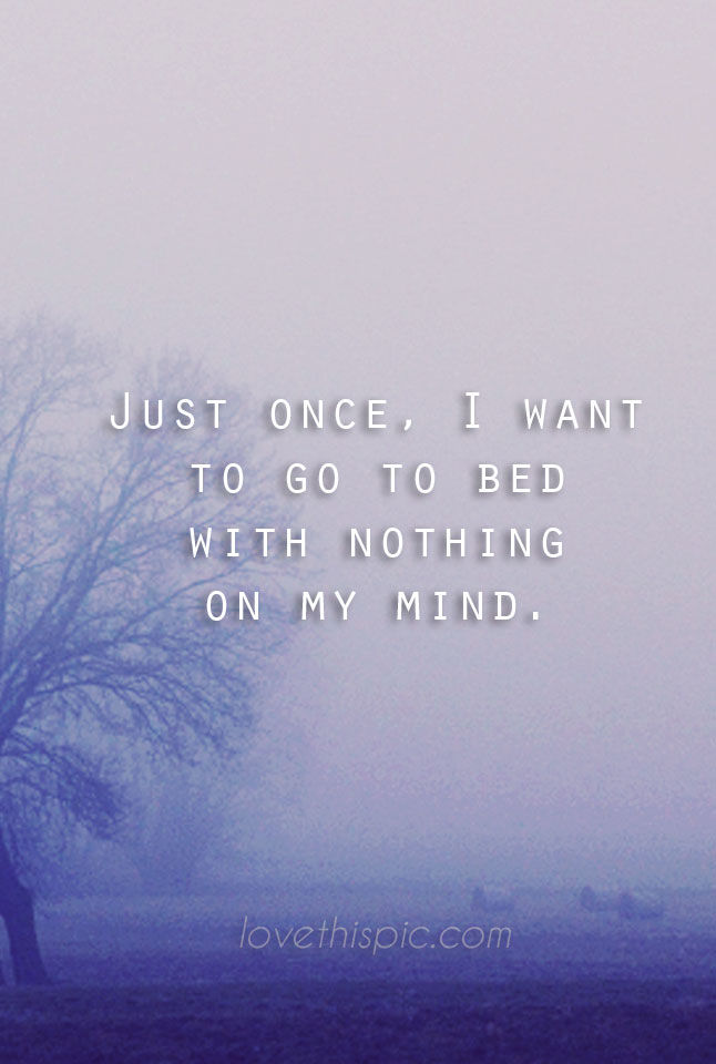 Just once Just once