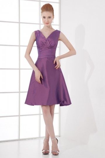 purple bridesmaid dress