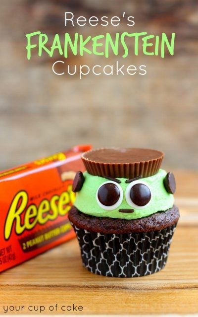 Frankenstein Cupcakes Frankenstein Cupcakes