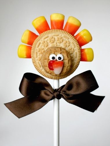 Thanksgiving Cookie Pops Thanksgiving Cookie Pops
