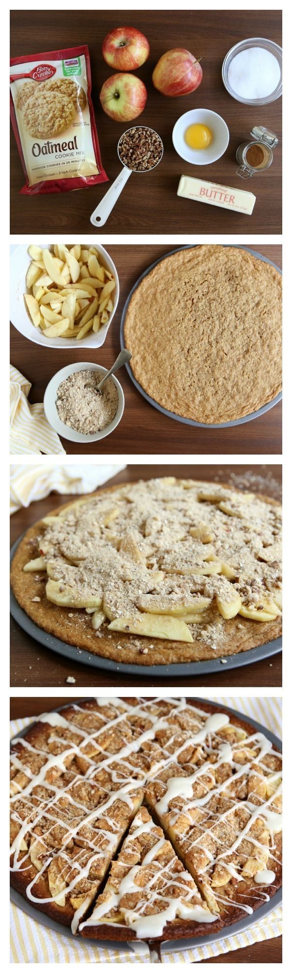 Apple Crisp Cookie Pizza Apple Crisp Cookie Pizza