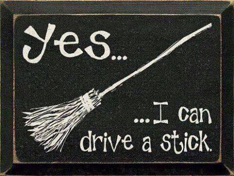 Yes I can drive a stick