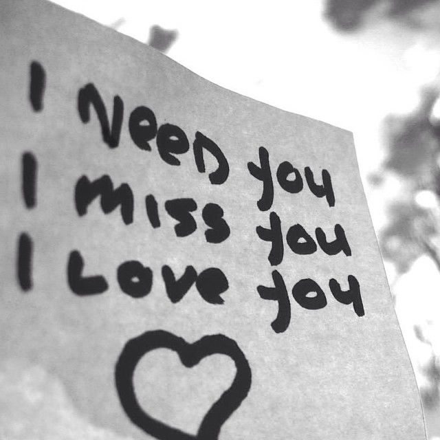 I love you