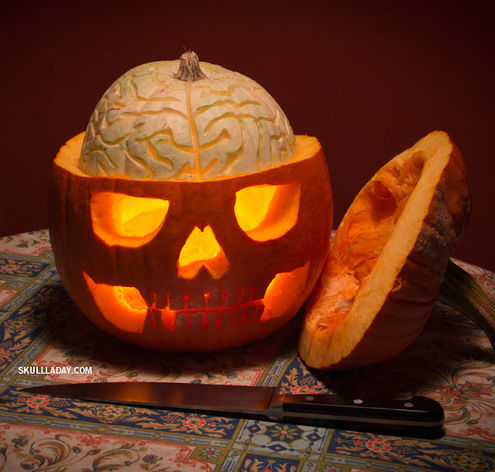 Jack o lantern brain Jack o lantern brain