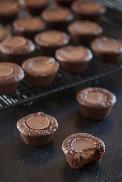 Peanut butter cup brownies