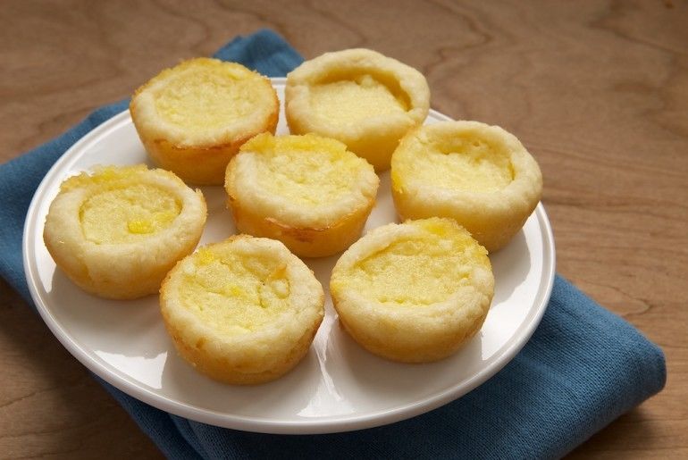 Lemon chess tartlets