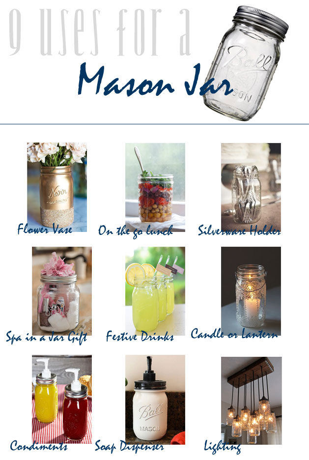 9 Uses For Mason Jars